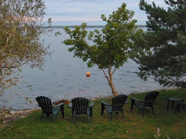 The beach at Kamp Kerr